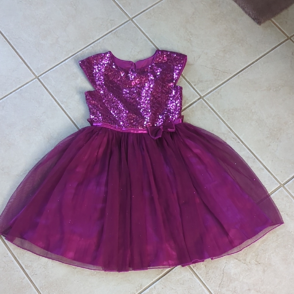 Jona Michelle Pink purple Sequin Dress, Girls Size 8